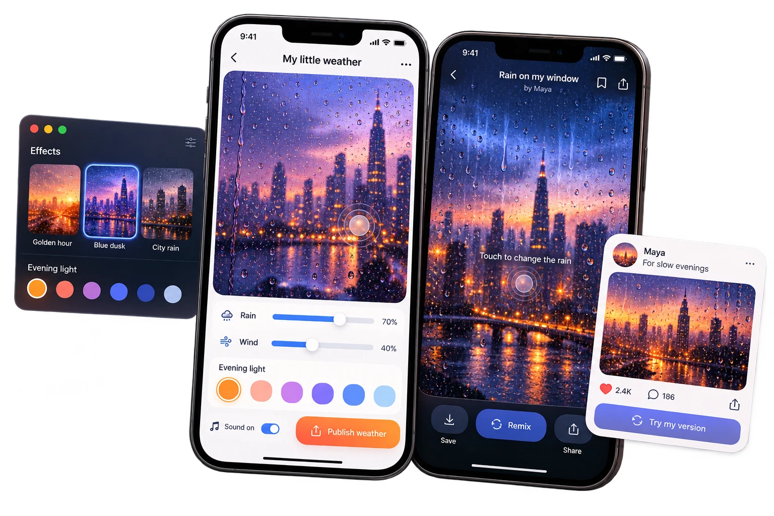 Digital Art & Interactive Design app interface concept