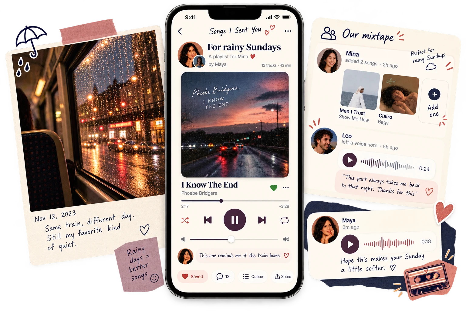 Music & Streaming app interface concept