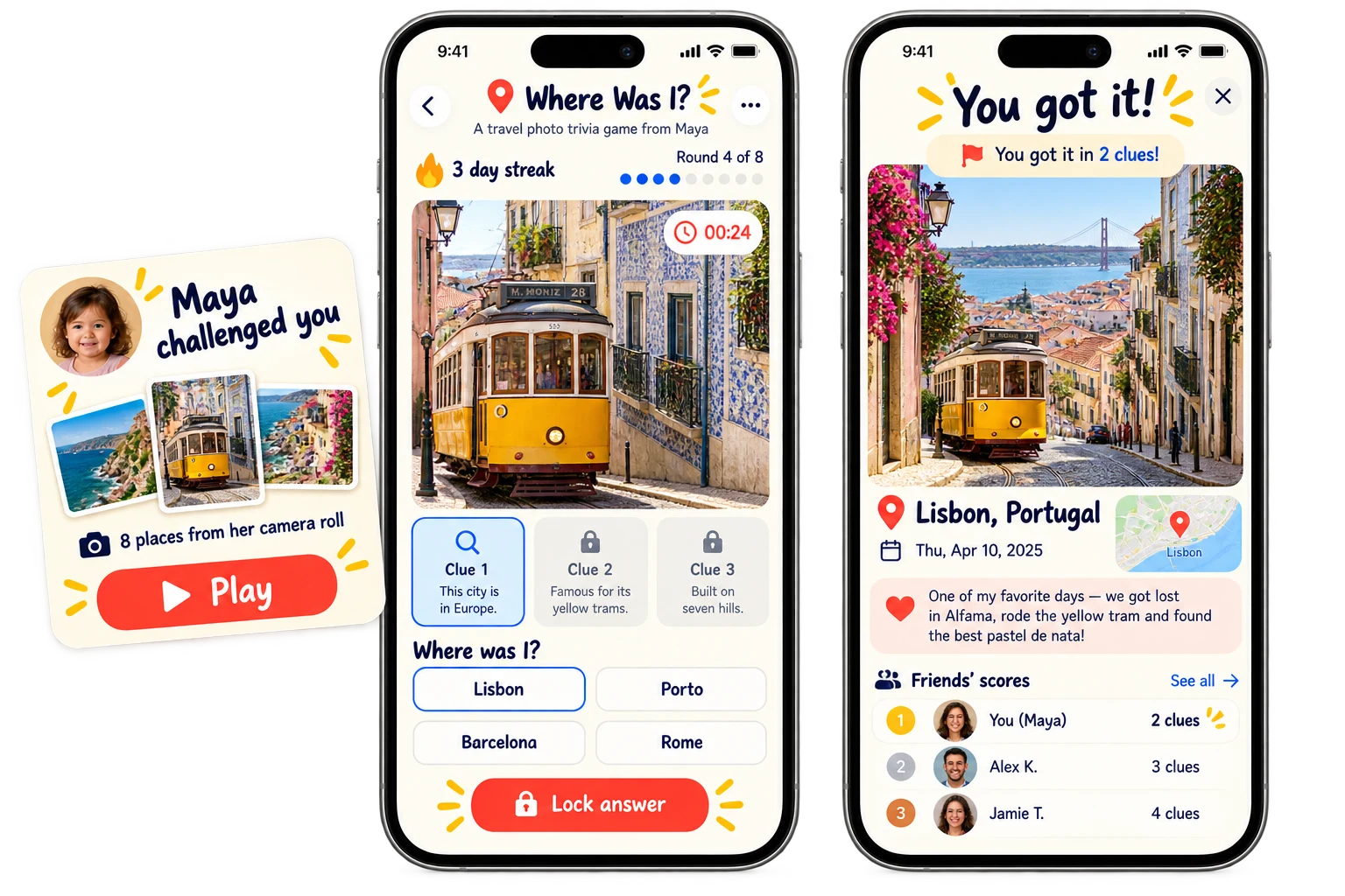 Trivia & Brain Games app interface concept