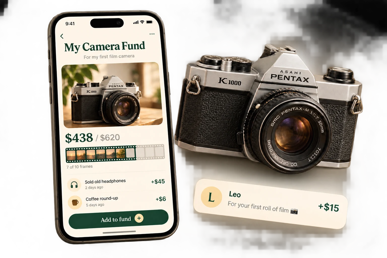 Personal Finance app interface concept