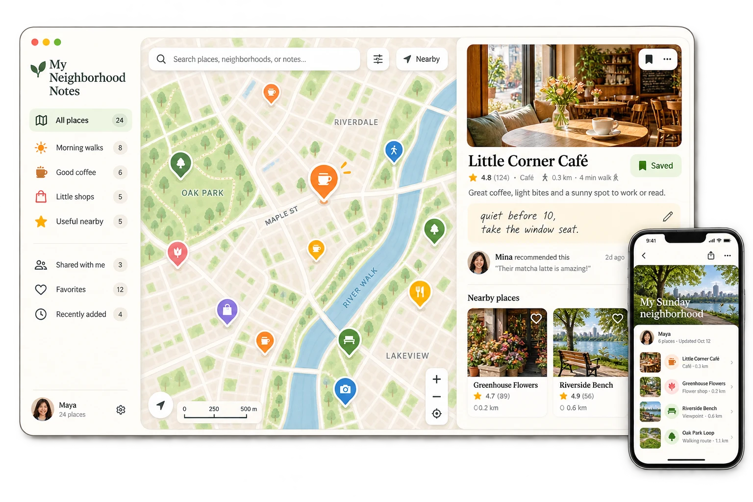 Property & Local Services app interface concept