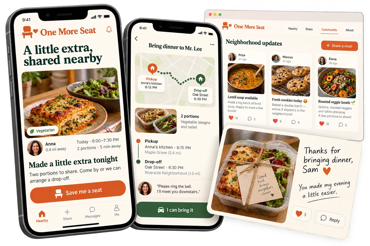 Causes & Nonprofits app interface concept